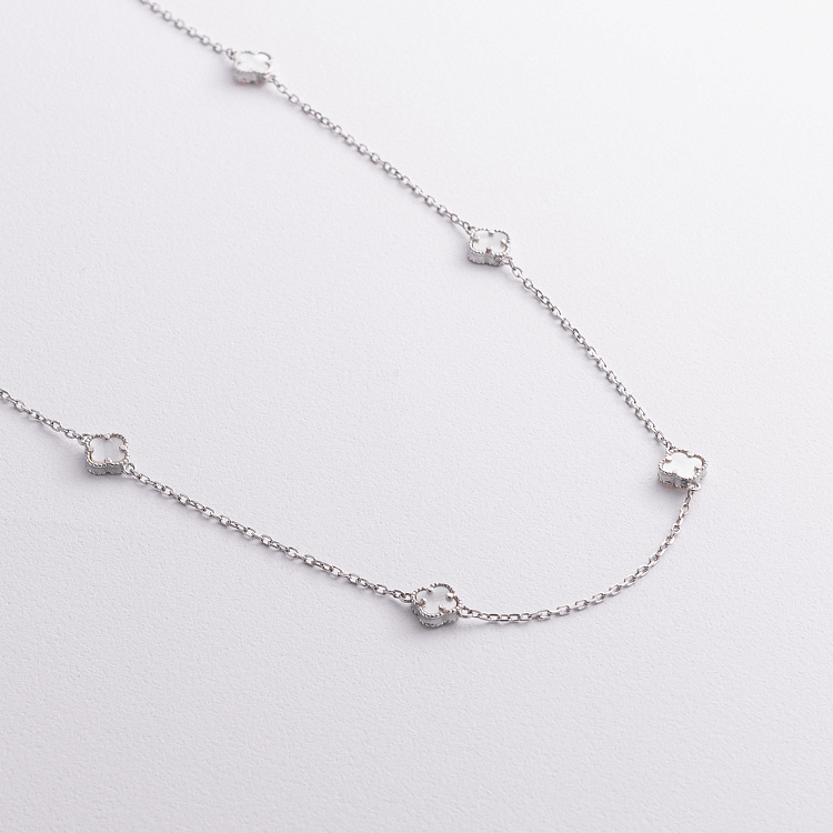 Срібне кольє "Кеонюшина" (перламутр) 181353 від ювелірного магазину Онікс - 2