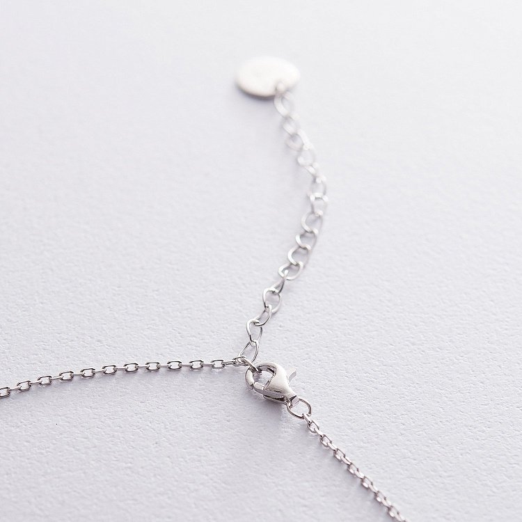 Серебряное колье "Луна" (9 шт) 18930 от ювелирного магазина Оникс - 4