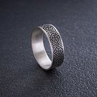 Серебряное кольцо "Вышиванка - сварга" 1115 от ювелирного магазина Оникс - 5