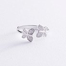Золотое кольцо "Бабочки" с бриллиантами 29351121 от ювелирного магазина Оникс - 2