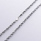 Мужская серебряная цепочка "Бесконечность" 15156 от ювелирного магазина Оникс - 2