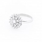 Серебряное кольцо с фианитами к10 от ювелирного магазина Оникс - 5