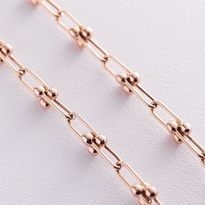 Колье "Фантазия" в красном золоте кол01897 №5