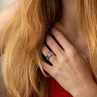 Широкое кольцо "Odette" в серебре 7100 от ювелирного магазина Оникс - 3
