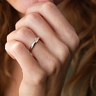 Помолвочное золотое кольцо с бриллиантом кб0413 от ювелирного магазина Оникс - 7