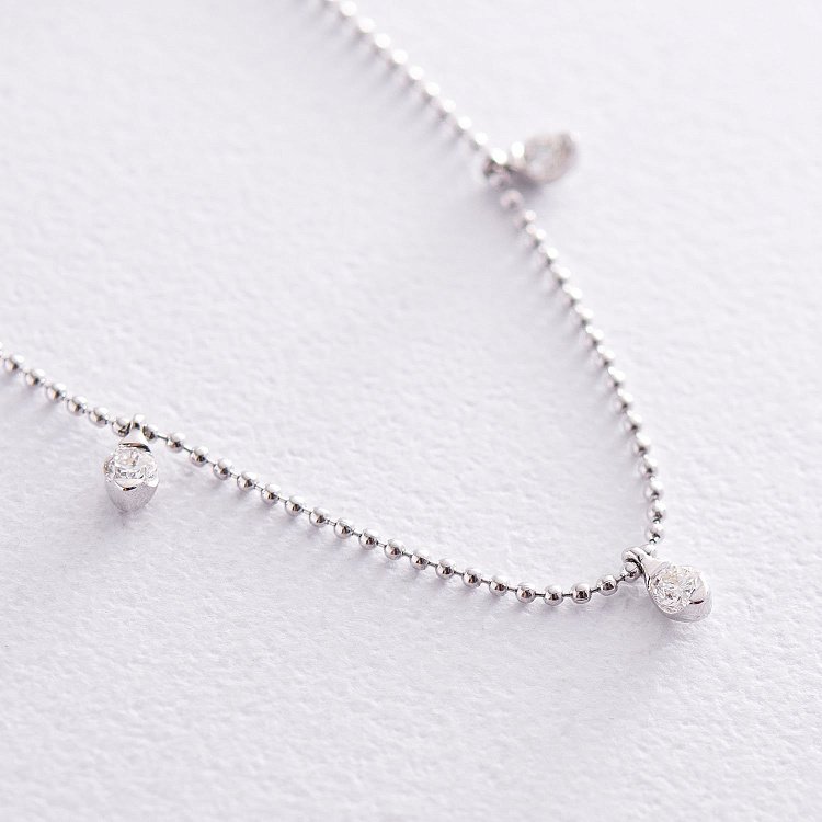 Золоте кольє з діамантами колб0049ch від ювелірного магазину Онікс - 2