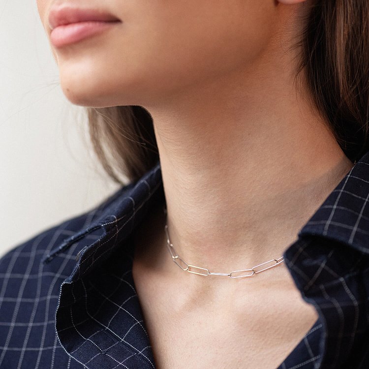 Срібне кольє "Аврора" 181197 від ювелірного магазину Онікс - 1