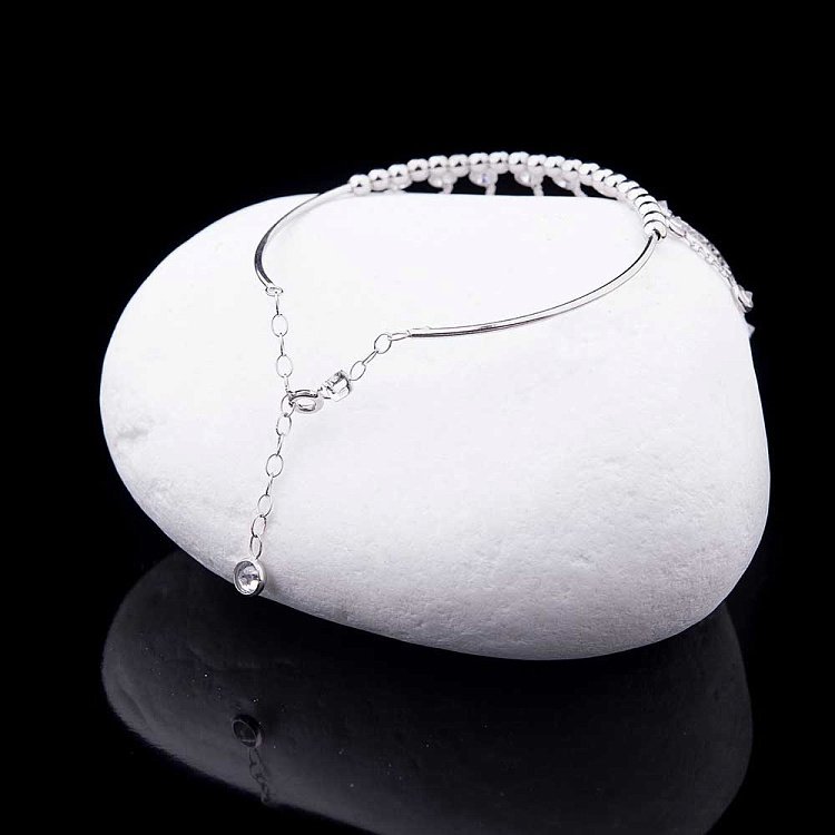 Серебряный браслет с фианитами 14980 - 3 Серебряный браслет с фианитами 14980 от ювелирного магазина Оникс - 3