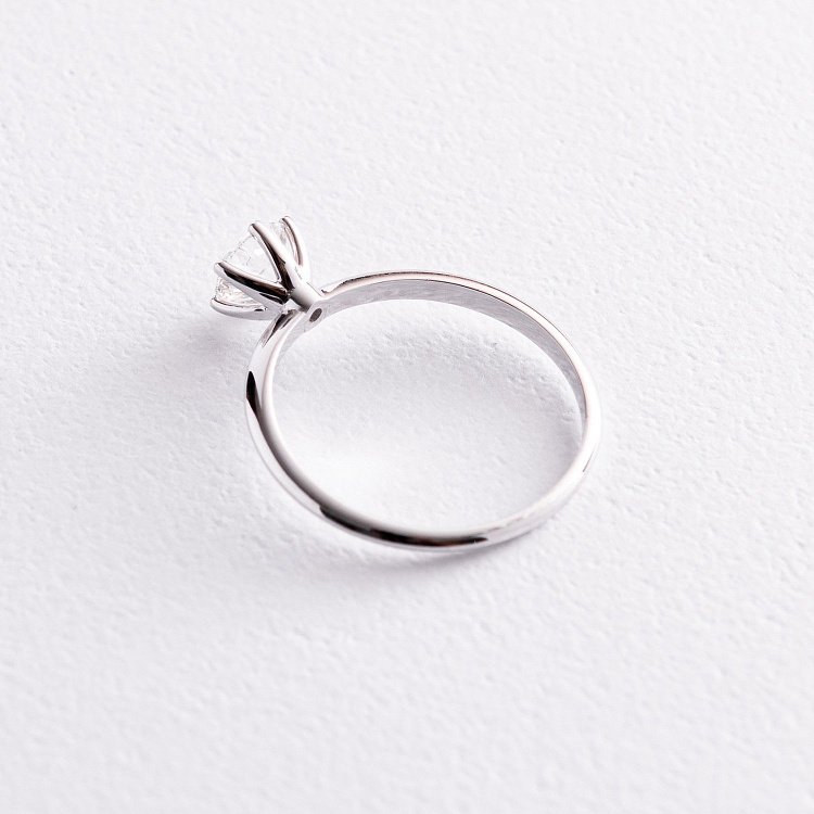 Помолвочное золотое кольцо с бриллиантом 211441121 от ювелирного магазина Оникс - 2