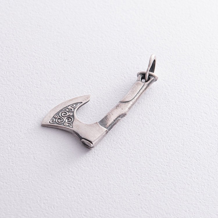 Срібний кулон "Секіра з трискеліоном" 133227 від ювелірного магазину Онікс - 8