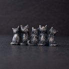 Срібна фігура ручної роботи "Кошенята" 23114 от ювелирного магазина Оникс - 1