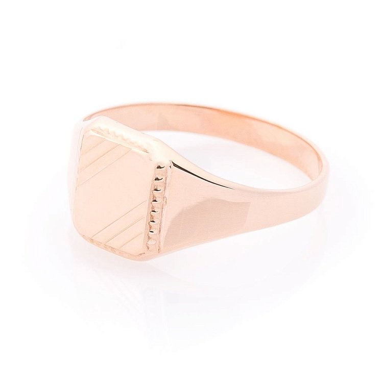 Золота чоловіча печатка к05642 від ювелірного магазину Онікс - 2