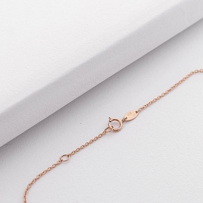 Золотий браслет на ногу "Зірки" б03684 №2