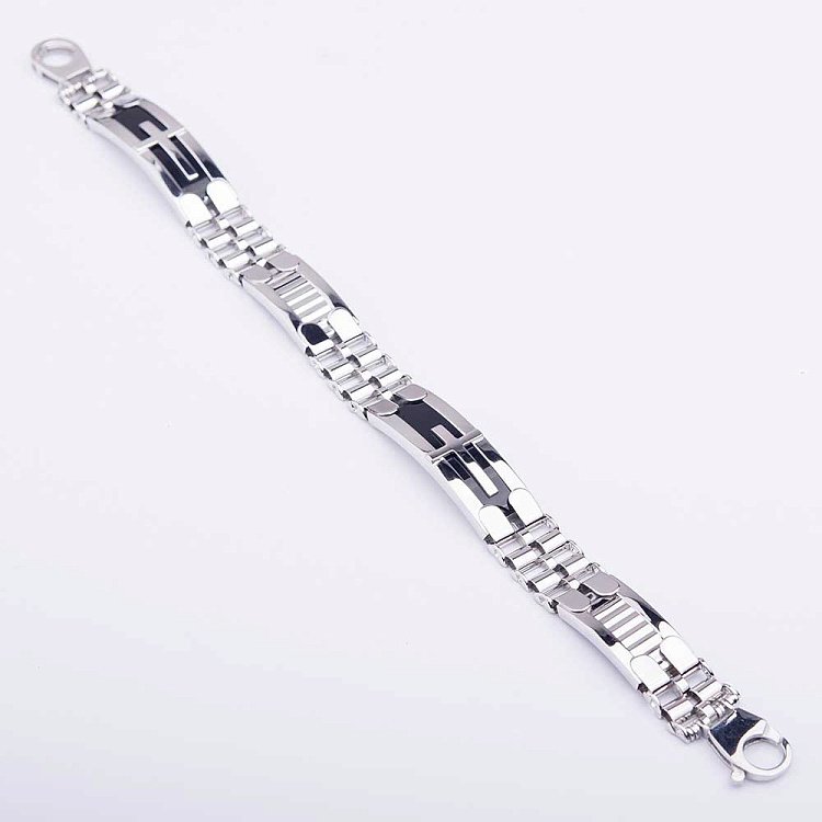 Золотий браслет з оніксом б03829 від ювелірного магазину Онікс - 1