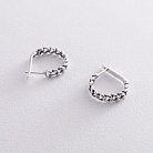 Срібні сережки "Анетт" 122993 от ювелирного магазина Оникс