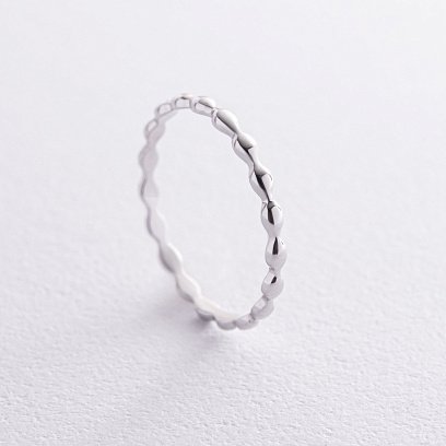 Кольцо "Милли" в белом золоте mini к07525