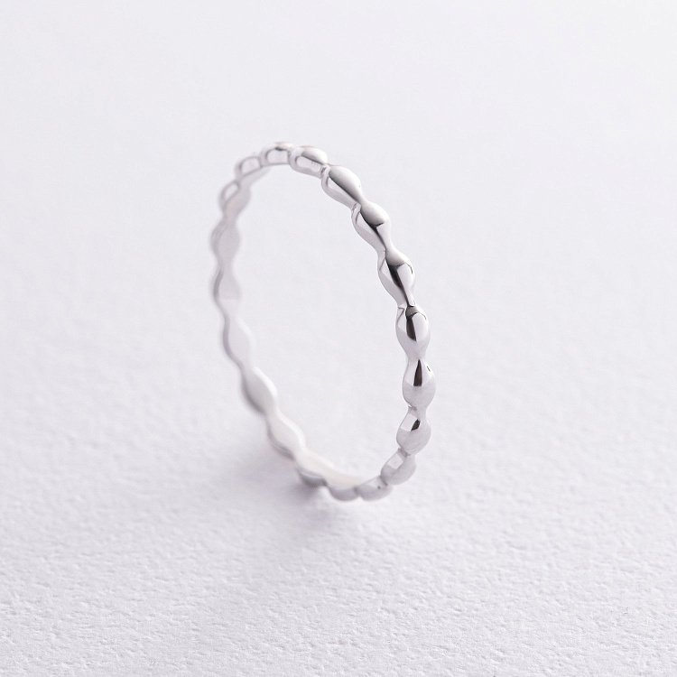 Кольцо "Милли" в белом золоте mini к07525 от ювелирного магазина Оникс