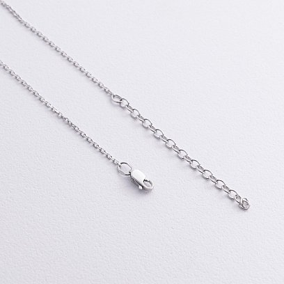 Серебряное колье "Ангелочек" 181321 №5