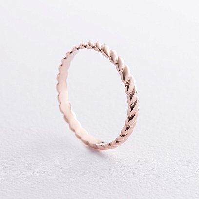 Каблучка "Margaret" у червоному золоті к07529 №3