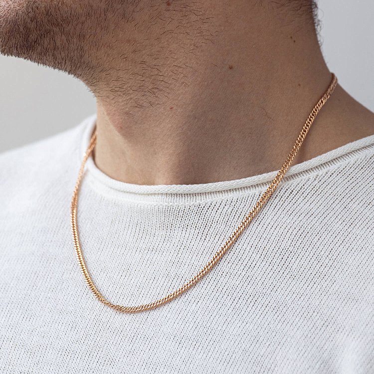 Ланцюжок золотий панцирне плетіння (3.5 мм) ц00490-3,5 від ювелірного магазину Онікс - 1