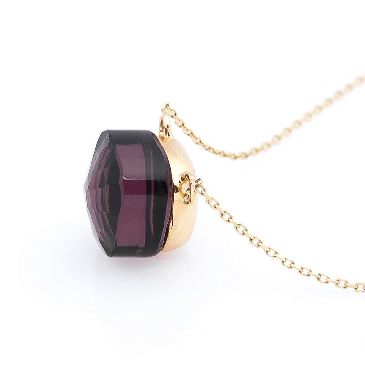 Золоте кольє з фіанітом кол00822 від ювелірного магазину Онікс - 1