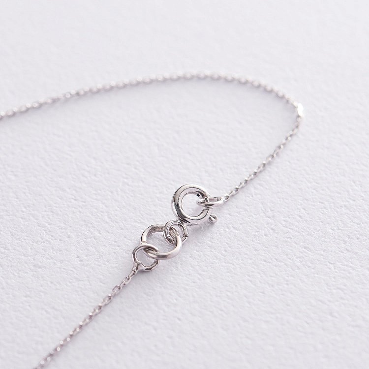 Золоте кольє "Сердечко з фіанітом" кол01621 від ювелірного магазину Онікс - 2