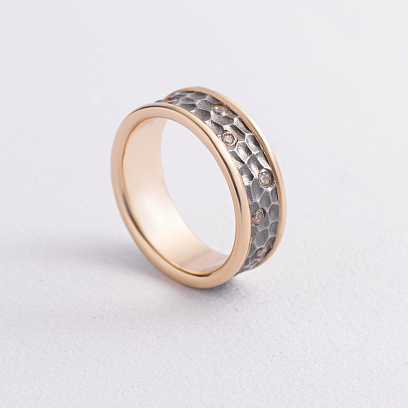 Обручальное золотое кольцо обр00198 №3