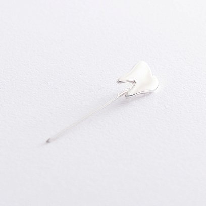 ﻿Медичний значок "Зуб" в сріблі 20049