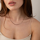 Кольє "Gisele" у червоному золоті (снейк - 2.5 мм) ц00321-2,5 от ювелирного магазина Оникс - 3