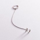 Серебряная серьга - каффа 4999 от ювелирного магазина Оникс - 1