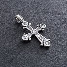 Православный крест "Хризма"  (чернение) 13536 от ювелирного магазина Оникс