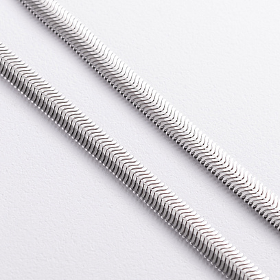 Серебряная цепочка (снейк) 6мм 15230-6 №7
