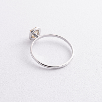 Золотое кольцо с бриллиантами 244121121 №2