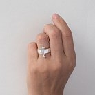 Серебряное кольцо "Новый стиль" 112216 от ювелирного магазина Оникс - 6