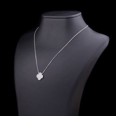 Серебряное колье с фианитами 18210 №2