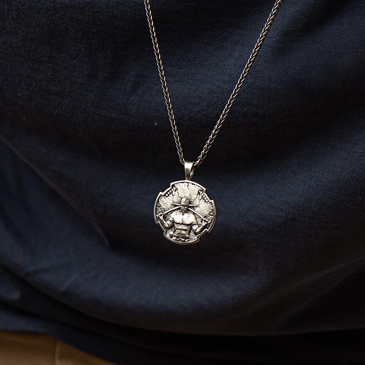 Серебряный кулон "Український козак. Молитва до Пресвятої Богородиці" 133207 от ювелирного магазина Оникс - 12