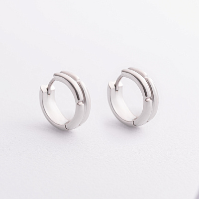 Серебряные серьги - кольца 7456р