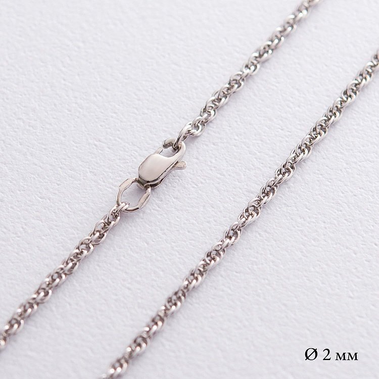 Серебряная цепочка (плетение Веревка) Р011552т от ювелирного магазина Оникс