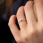 Помолвочное золотое кольцо с бриллиантами 229391121 от ювелирного магазина Оникс - 6