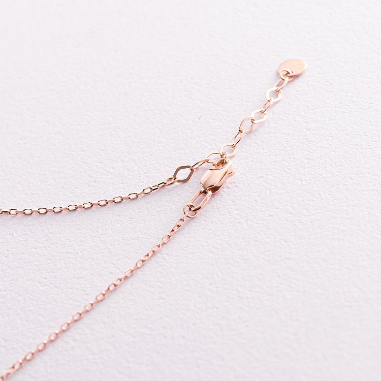 Кольє "Конюшина" в червоному золоті кол02084 від ювелірного магазину Онікс - 4