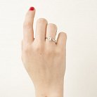 Серебряное кольцо с фианитом 11926 от ювелирного магазина Оникс - 1