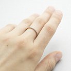 Золотое кольцо в стиле минимализм к04279 от ювелирного магазина Оникс - 3