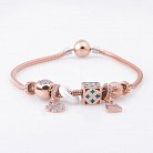 Золотий браслет з Шарм (фіаніти) б02761 от ювелирного магазина Оникс - 1