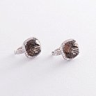 Золоті сережки з діамантами і топазами CR1671Egm от ювелирного магазина Оникс - 3