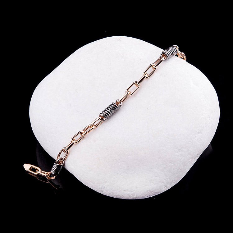 Золотой браслет б02121 от ювелирного магазина Оникс