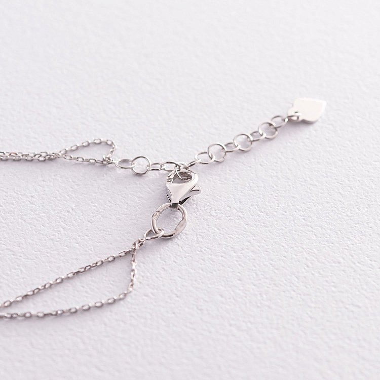 Срібний браслет "Різнобарвний" (фіаніти) 141540 від ювелірного магазину Онікс - 4