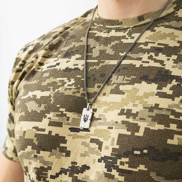 Серебряный кулон "Герб Украины - Тризуб" 133213g от ювелирного магазина Оникс - 14