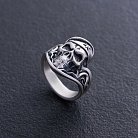 ﻿Мужское серебряное кольцо "Череп" 282 от ювелирного магазина Оникс - 2