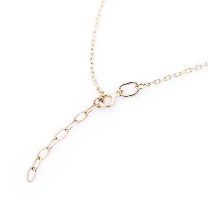 Золотое колье "Девочка" (фианит) кол01010 №2