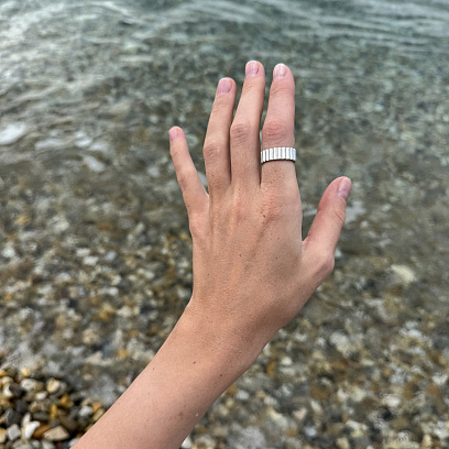 Серебряное кольцо "Katrin" 7253 №24